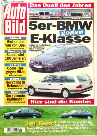Deckblatt Auto Bild (28/1995)